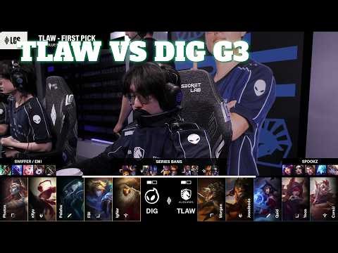 TLAW vs DIG Game 3 | LCS 2026 Spring Split Week 3 Day 2 | Team Liquid Alienware vs Dignitas G3