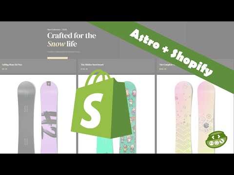 Astro + Shopify - How to Build an E-commerce Site in minutes