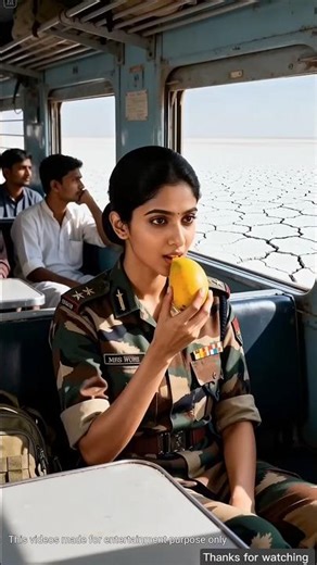 Indian Lady Soldier Waters Mango Tree and Saves It from Drying Up 😭 #ai #save #water #tree