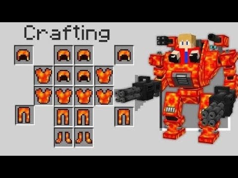 Minecraft But We Create HUGE ROBOTS… (OP!) 💥