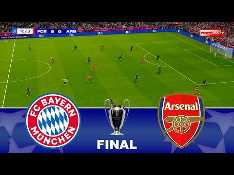 Bayern Munich vs Arsenal - UEFA Champions League 2026 Final | Ft. Olise Saka | Pes 21 Gameplay