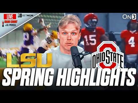 CFB Spring Practice INTEL & Highlights From Oklahoma, LSU & Ohio State