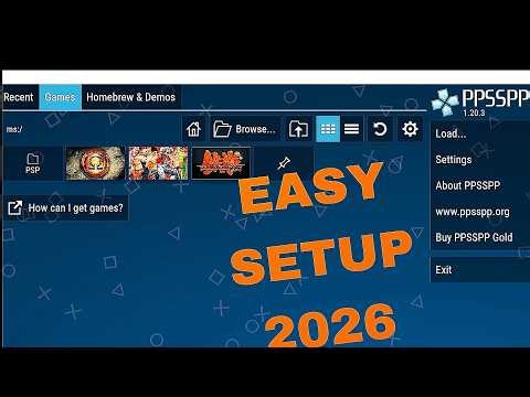 The ONLY PPSSPP Guide You Need! (Download Games & Fix Empty Screen)