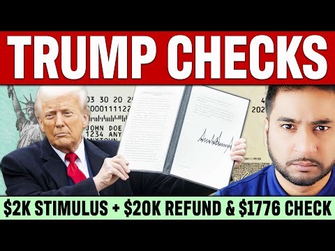 GOOD NEWS: Trump $2k Stimulus + $20k Refund and $1776 Check | Relief to Millions!