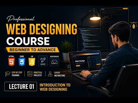 Web Designing Complete Course 2026 | Introduction Class | HTML CSS JavaScript Beginner to Advanced