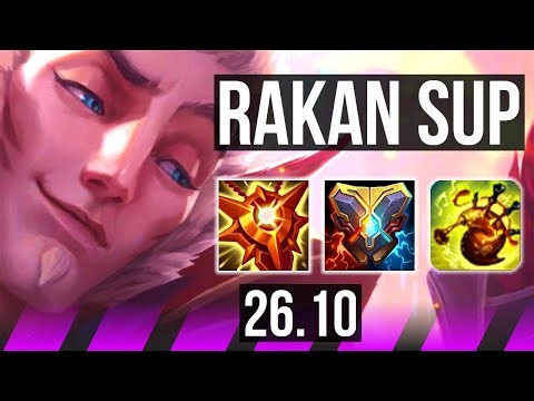 RAKAN & Yunara vs PYKE & Lucian (SUP) | Good KDA: 1/1/23 | KR Master | 26.10