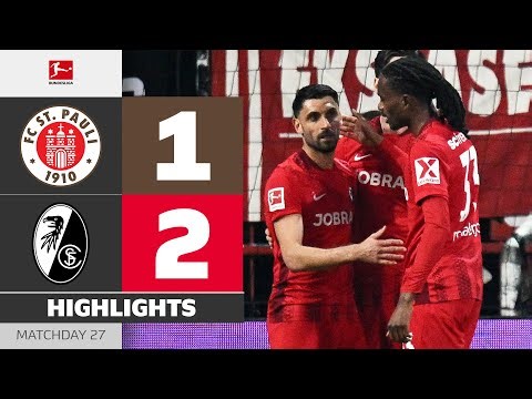 Matanovic At The Double! | ST. PAULI - SC FREIBURG | Highlights | Matchday 27 – Bundesliga 2025/26