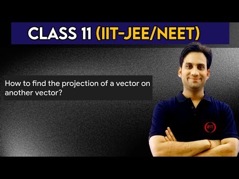 How to find the projection of a vector on another vector?