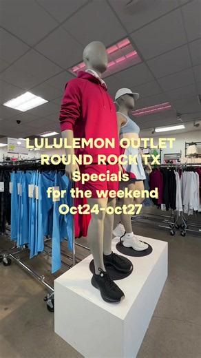 Lululemon Outlet Round Rock TX: Weekend Specials Oct 24-27