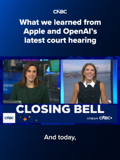 #Apple and #OpenAI faced off in court over what information should be turned over in their ongoing trade-secrets fight. The judge did not immediately grant Apple access to OpenAI’s hardware designs, instead telling both sides to narrow their discovery requests. Watch more at the #linkinbio or the link on screen. #CNBC