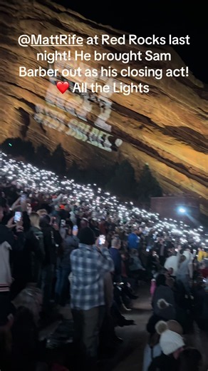 Matt Rife live at Red Rocks — Sam Barber closing act