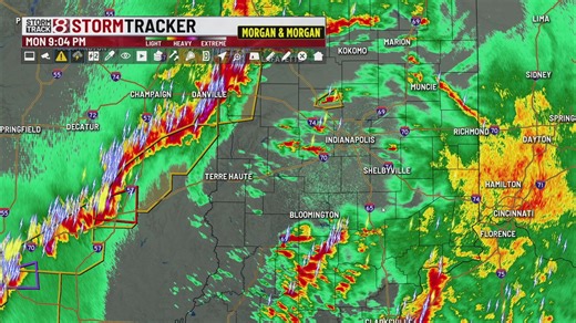 Chief Meteorologist Keith Gibson is back with another update as strong storms move across Indiana. | WISH-TV