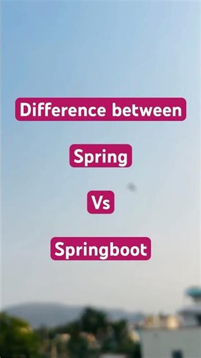 Spring vs springboot| Top interview questions