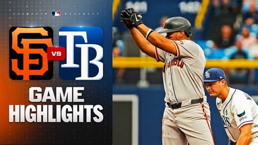 Giants vs. Rays Game Highlights (5/3/26) | MLB Highlights