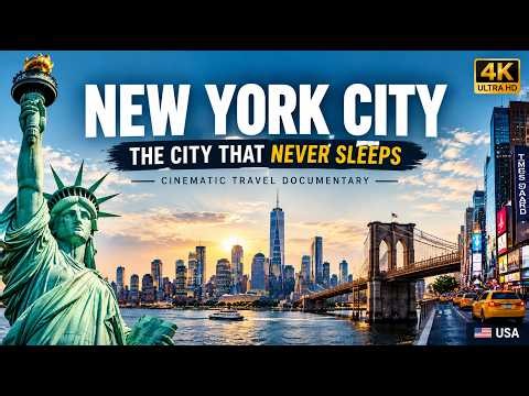 New York City 🇺🇸 | The City That Never Sleeps – 4K Travel Documentary
