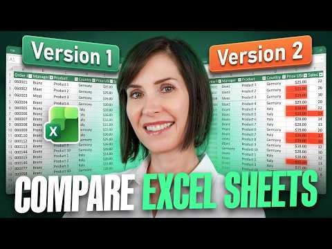 Your Excel Files Don’t Match? Do THIS!