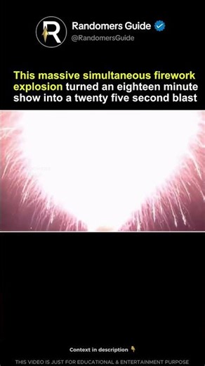 18 Minute Fireworks Show Ends In 25 Seconds