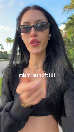 PLS LMKKKK #miami #fyp | lash lift