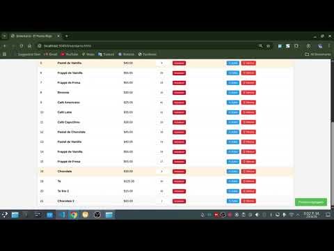 ☕ El Punto Rojo - Sistema POS | Factura, Inventario y Reportes | ASP.NET Core + HTML/CSS/JS