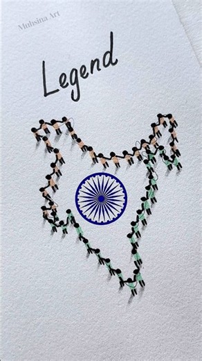 Independence Day Drawing 🇮🇳 Which One?🤔 #shorts #art #drawing #independenceday #india #map