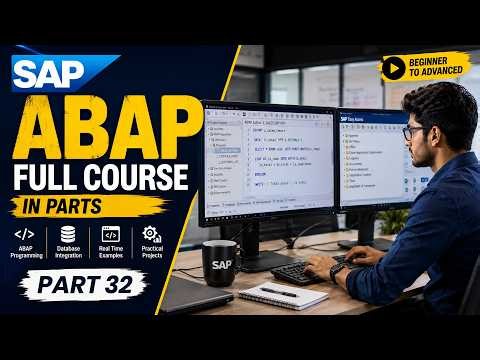 SAP ABAP BDC Standard Code Part 2 | Beginner to Advanced | Batch Data Communication | Class 32