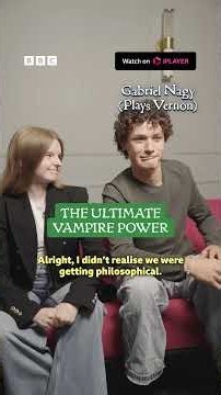 Gabriel Nagy and Ellie-May Sheridan decide on the best vampire power 🧛‍♂️✨ - BBC