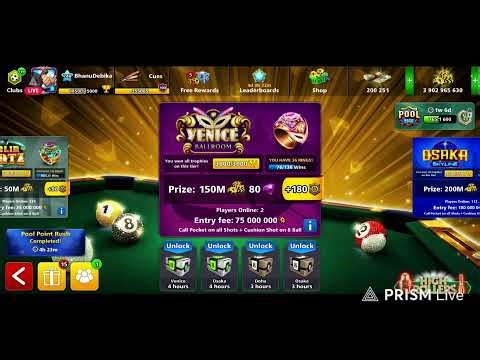 8 Ball Pool LIVE Pro VENICE 🤗 Gameplay 🎱 Crazy Trick Shots Trying 👉 Easy win Ultimate Venice 🏆
