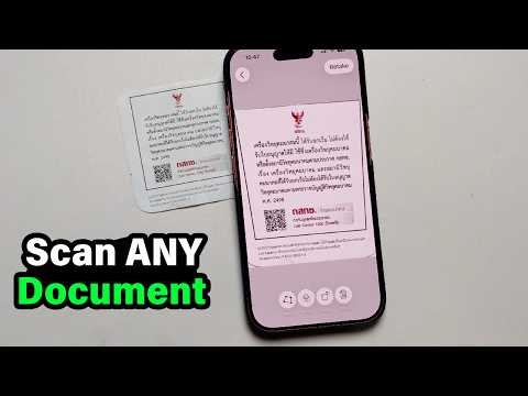 Scan ANY Document on iPhone (No Third Party Apps Needed)
