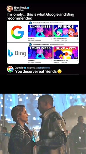 Google vs Bing When You're Lonely 💀😭