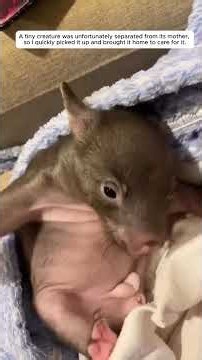 Rescue a baby wombat . #fyp #animals #wombat #rescue #rescueanimals