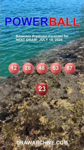 How to win the Powerball Jackpot: Forecast for Jul 18 #BayesianStatistics #LottoResults