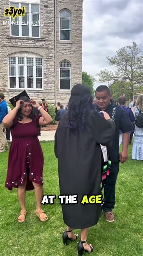 the most beautiful graduation moment