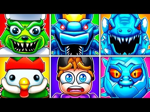 ROBLOX MORPH WORLD *NEW* NIGHTMARE DRAGON & GLURINCHMAS UPDATE!