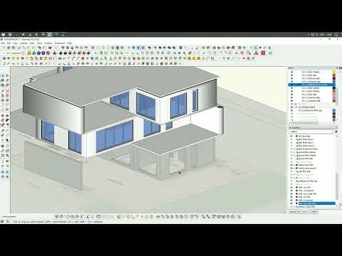 Underground Floor Modeling in SketchUp – Coordinated Structure, Slabs & Openings