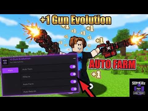 [NEW] +1 Gun Evolution Script | AUTO TRAIN, AUTO FARM, AUTO WIN, AUTO REBIRTH