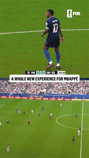 Mbappé left stunned as England goes up four in the first half 😳
