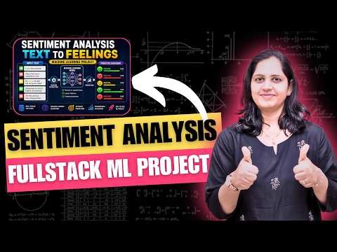 Full-stack ML Project | Detect Positive & Negative Text Using ML | Sentiment Analysis Project