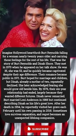 Burt Reynolds Never Forgot Dinah Shore: The Love Story That Lasted a Lifetime 💔