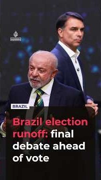Brazil’s Lula and Flávio Bolsonaro face final debate two days before runoff
