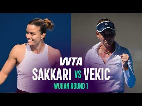 Maria Sakkari vs. Donna Vekic | 2026 Wuhan Round 1 | WTA Match Highlights