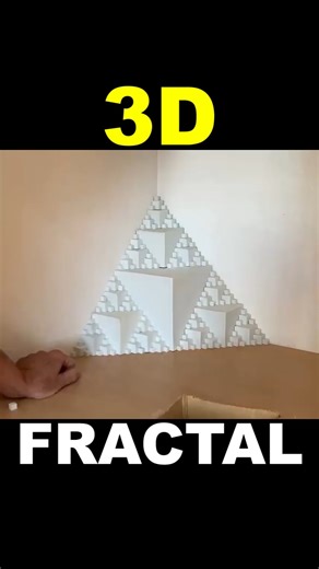 3D Fractal #Matemáticas #Geometría #Fractales #CienciasTV 🎞 Robert Fathauer Art | Ciencias TV