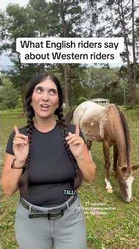 What English riders say about western riders #horse #horseriding #western #equestrian #cowgirl #farm