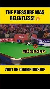 PURE SNOOKER DRAMA! 😱🔥 | Ronnie O'Sullivan vs Ken Doherty | 2001 UK Championship Final
