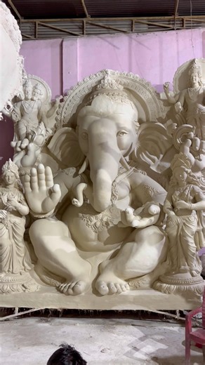 SUNDER KALAKAR THREE DEV THEME GANESH IDOL 2026 🔥 | Brahma Vishnu Mahesh Theme #trending #ganesh