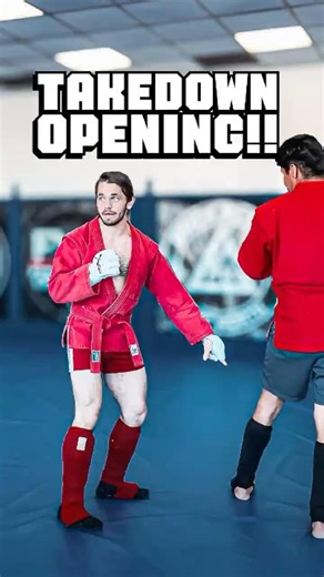 Calf kick creates takedown opening #sambo #grappling #technique