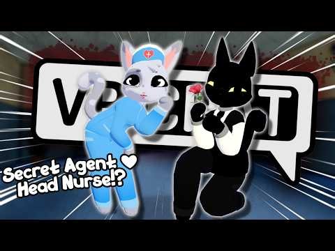 Secret Agent Rizzes Up Head Nurse In VRChat! - VRChat Funny Moments (Animal Hospital Anomaly)
