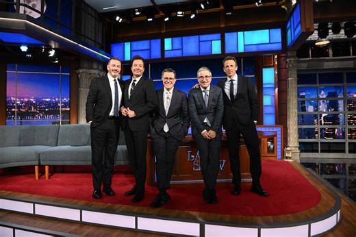 Stephen Colbert's Strike Force Five make case for late night TV