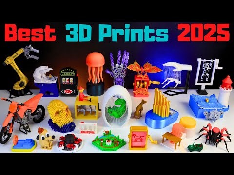 50 COOLEST Things to 3D Print - BEST OF 2025