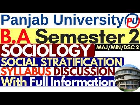 Social Stratification in Sociology | BA Sem 2 Sociology Syllabus 2026 | Sociology BA Semester 2