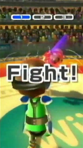 Beating Matt in Swordplay Dual | Wii Sports Resort #WiiSportsResort #Swordplay #Shorts